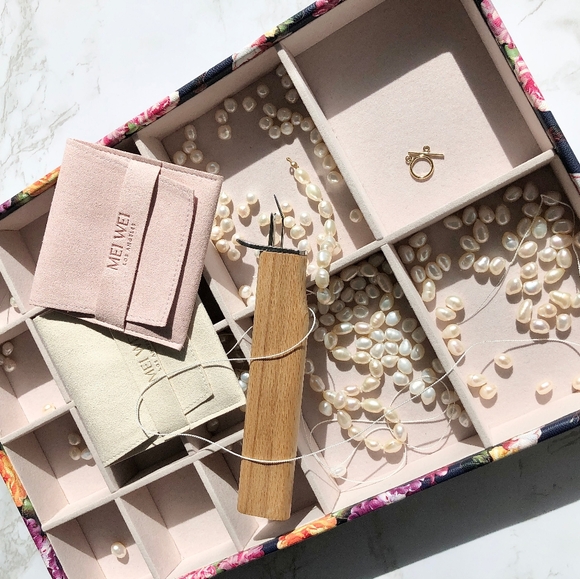 Real Pearl Necklace with Gold-filled Starfish Charm - Picture 4 of 4